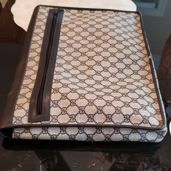 💯 GUCCI Vintage Briefcase/Portfolio/Laptop Case - Picture 8 of 13